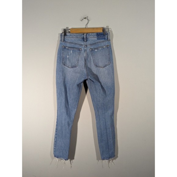 Abercrombie & Fitch Blue The Skinny High Rise Curve Love Jeans Women Size 27 - Picture 3 of 9